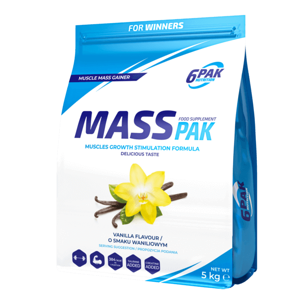 6PAK MASS PAK 5000g RASPBERRY