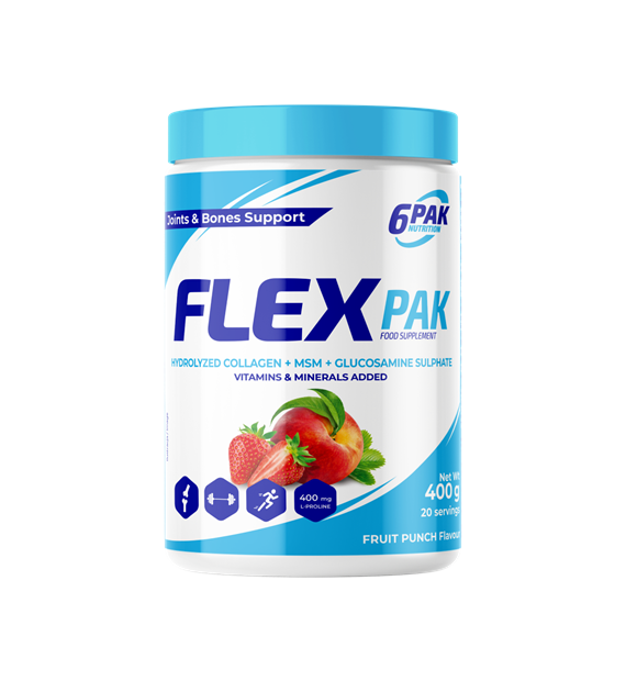 6PAK FLEX PAK 400g JAR FRUIT PUNCH