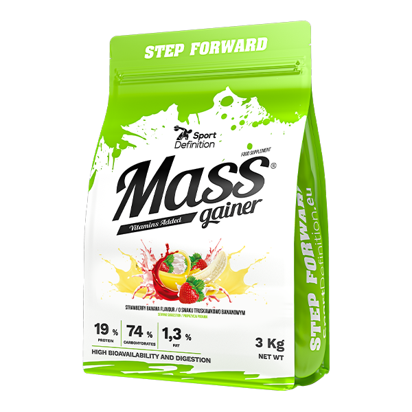 SP-DEF MASS GAINER 3000g BANANA-STRAWBERRY