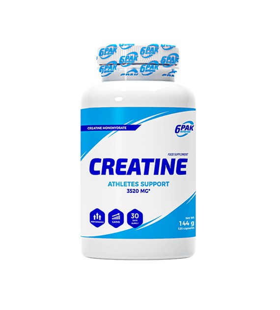 6PAK CREATINE CAPS  120cap