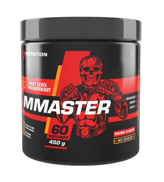 7NUTRITION MMASTER 450g JAR ORANGE