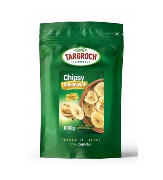 TARGROCH CHIPSY 1000g BANANOWE