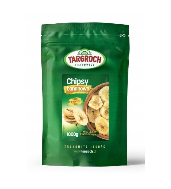 TARGROCH CHIPSY 1000g BANANOWE