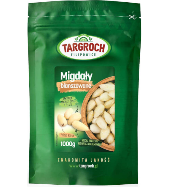 TARGROCH MIGDAŁY BLANSZOWANE 1000g