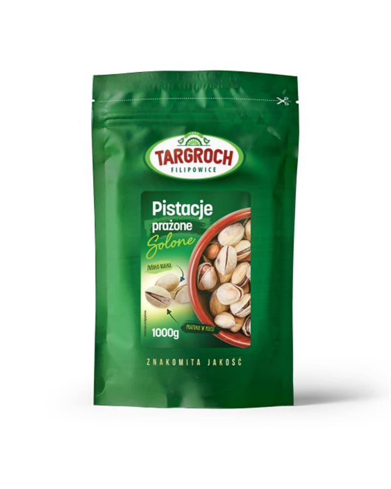 TARGROCH PISTACJE PRAŻONO-SOLONE 1000g DOYPACK