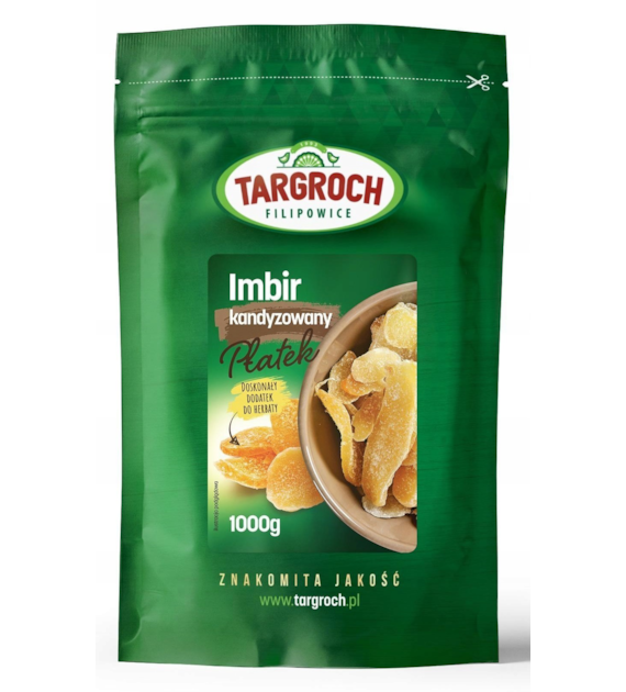 TARGROCH IMBIR KANDYZOWANY PŁATEK 1000g