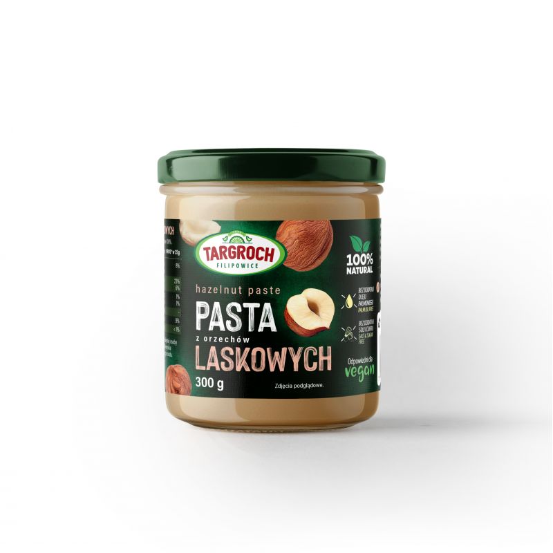 zz TARGROCH PASTA Z ORZECHÓW LASKOWYCH 300g