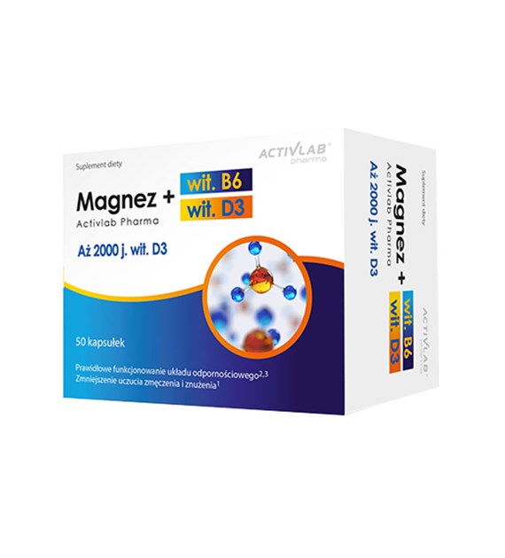 ACTIVLAB PHARMA MAGNEZ B6 + D3 50cap