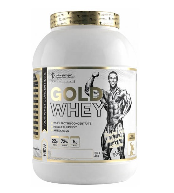 LEVRONE GOLD WHEY 2000g JAR STRAWBERRY
