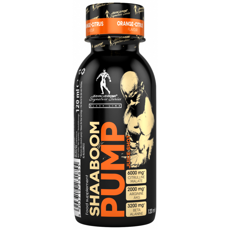 LEVRONE SHAABOOM PUMP JUICE SHOT 120ml ORANGE-CITR