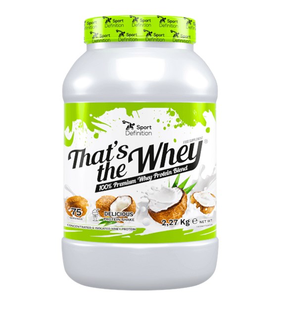 SP-DEF THATS THE WHEY 2270g JAR COCONUT