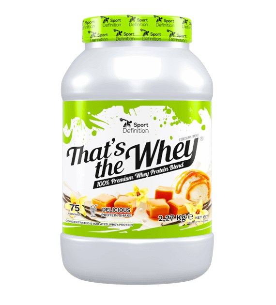 SP-DEF THATS THE WHEY 2270g JAR VANILLA TOFFEE
