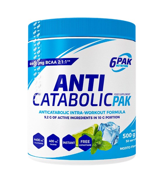 6PAK ANTICATABOLIC PAK 500g JAR MOJITO