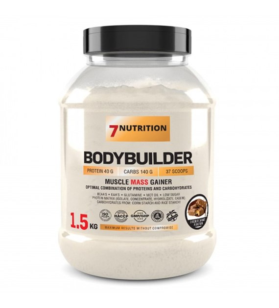 7NUTRITION BODYBUILDER 1500g JAR VANILLA