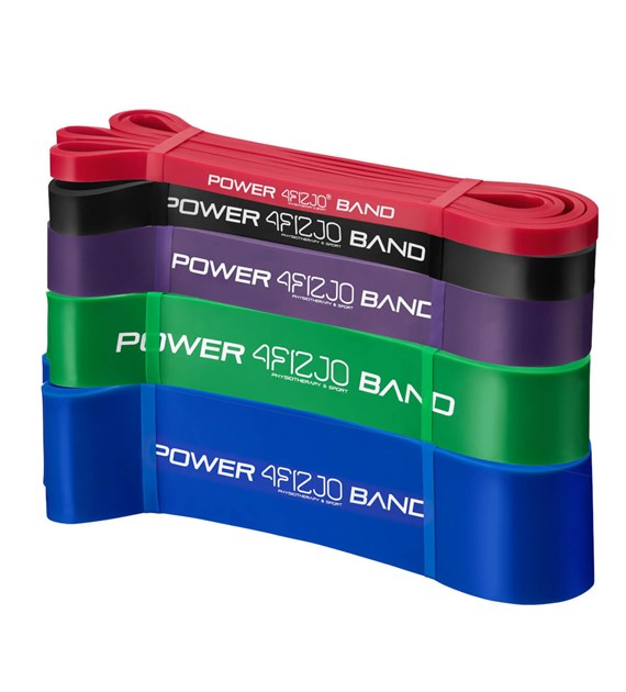 zz 4FIZJO ZESTAW TAŚM POWER BAND 5 GUM  P07