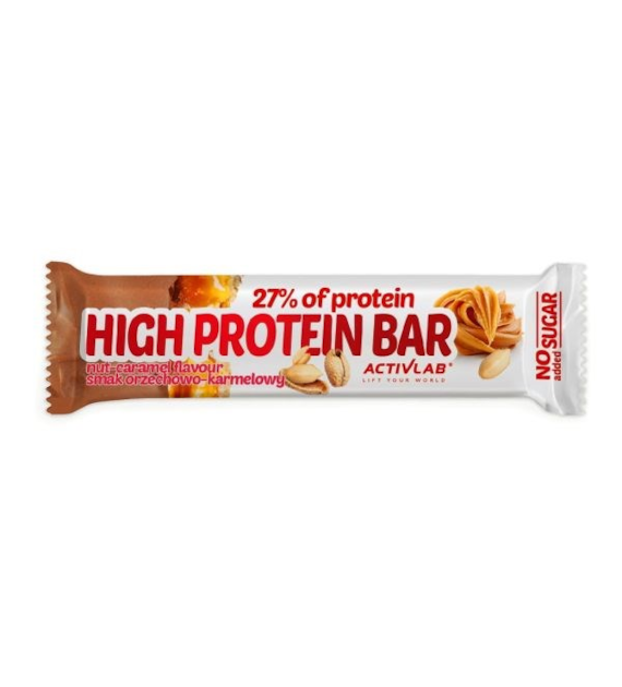 ACTIVLAB HIGH PROTEIN BAR 27% 49g CARAMEL-NUT