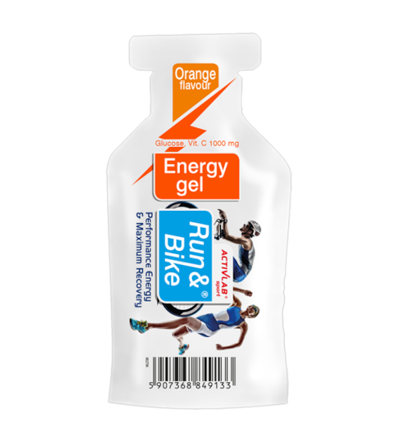 ACTIVLAB RUN & BIKE ENERGY GEL 40g ORANGE