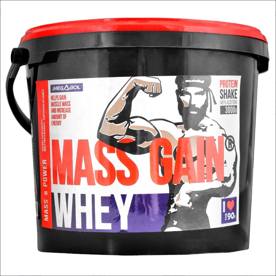 MEGABOL WHEY MASS GAIN 3000g TOFFEE