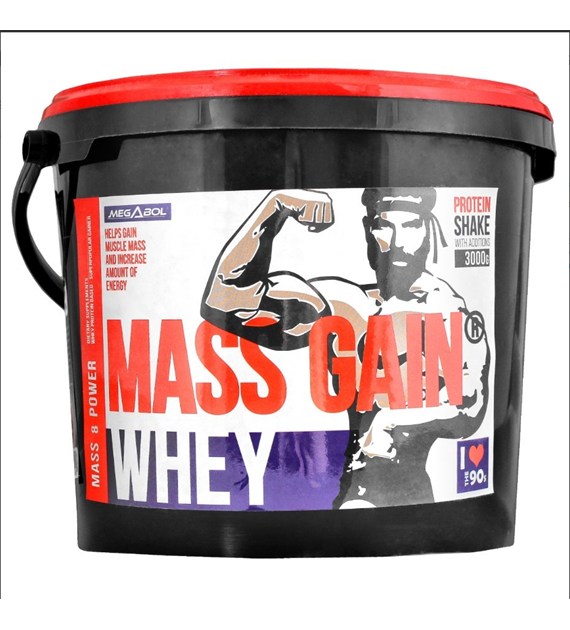 MEGABOL WHEY MASS GAIN 3000g VANILLA