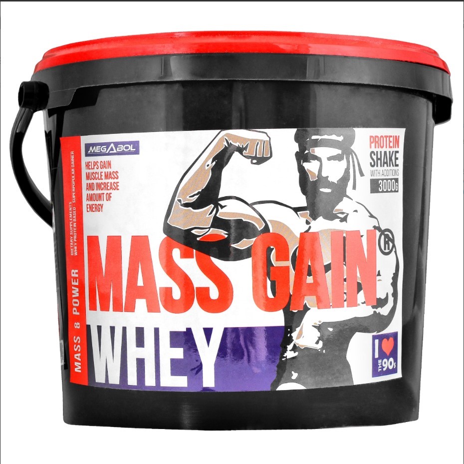 MEGABOL WHEY MASS GAIN 3000g VANILLA