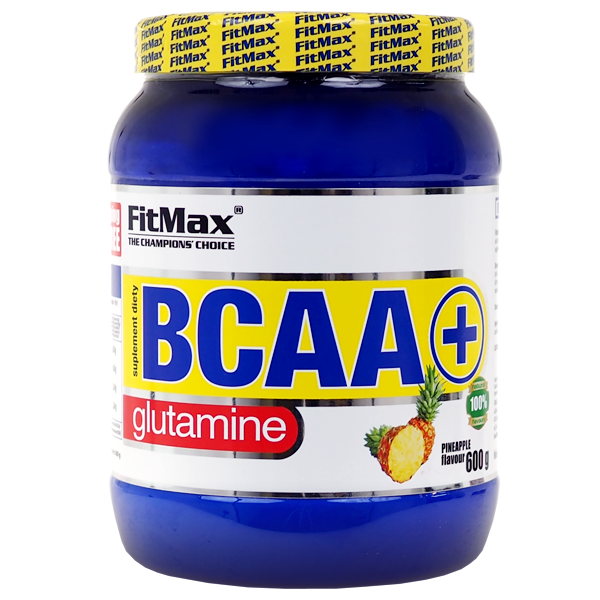 zz FITMAX BCAA + GLUTAMINE 600g JAR PINEAPPLE