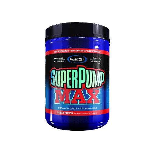 zz GASPARI SUPER PUMP MAX 640g JAR BLUEBERRY