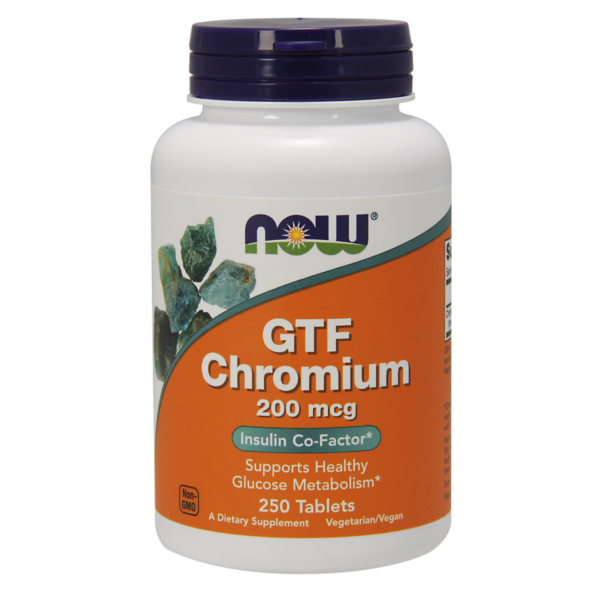 zz NOW FOODS GTF CHROMIUM 250tab