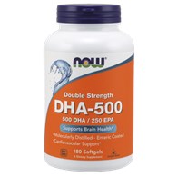 NOW FOODS DOUBLE STRENGTH DHA-500 180cap