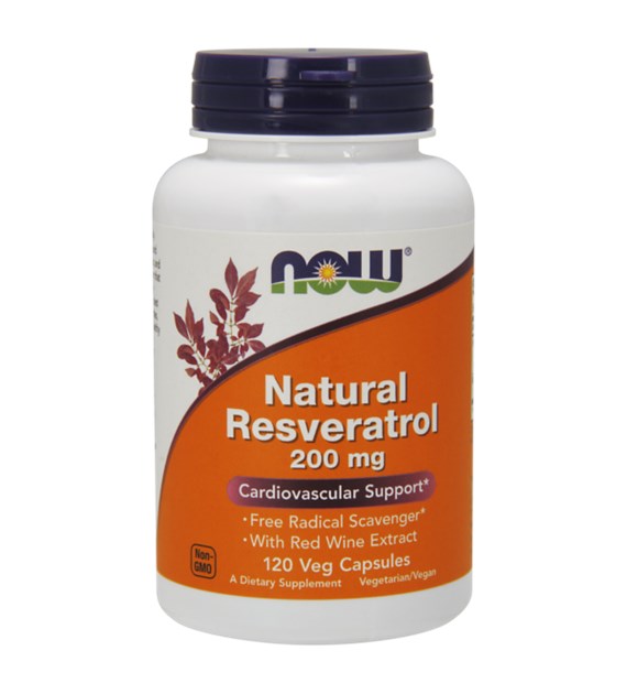 zz NOW FOODS NATURAL RESVERATROL 120cap