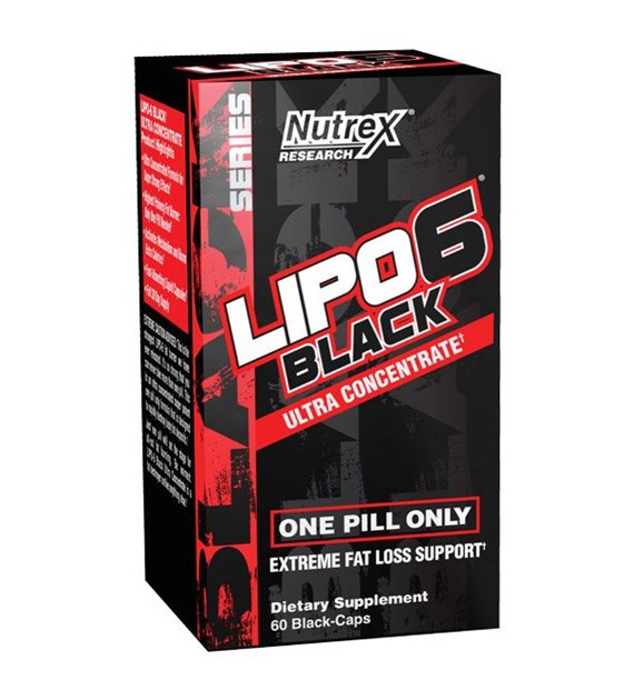 NUTREX LIPO-6 BLACK BLACK ULTRA CONCENTRATE 60cap