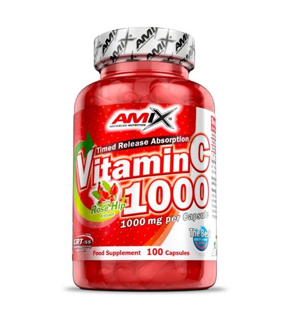 AMIX VITAMIN C + ROSE HIP 100cap