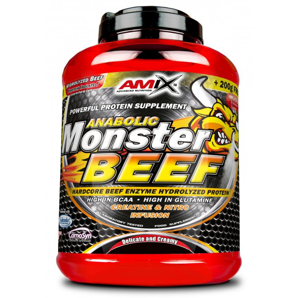 AMIX ANABOLIC MONSTER BEEF 90% 1000g JAR STR-BAN