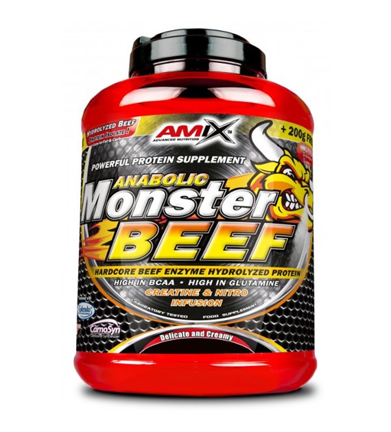 AMIX ANABOLIC MONSTER BEEF 90% 2200g JAR CHOCOLATE