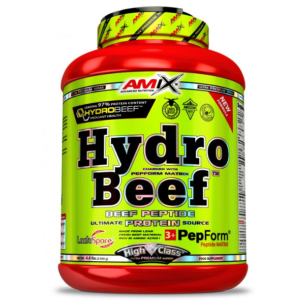 AMIX HYDRO BEEF PROTEIN 2000g JAR CHOCOLATE-COFFEE