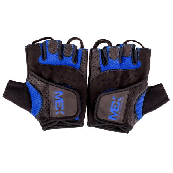 zz MEX RĘKAWICZKI M-FIT BLACK BLUE M