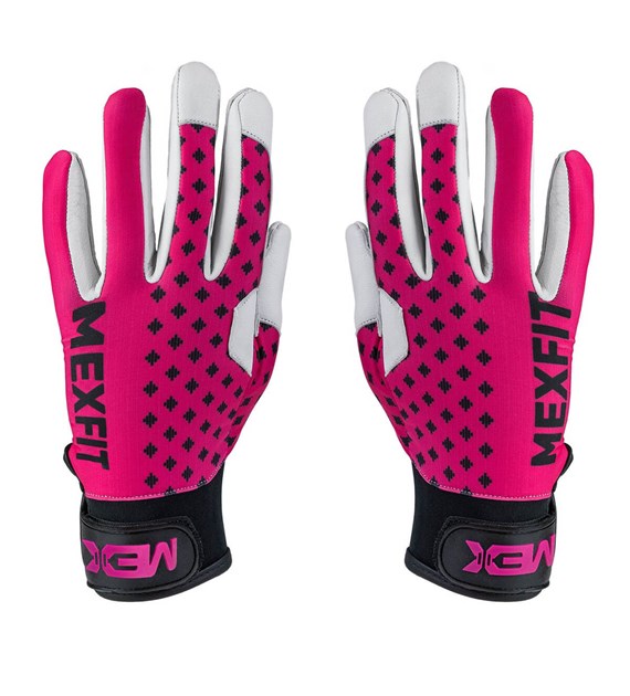 zz MEX RĘKAWICZKI FIT-W PINK/WHITE - XS